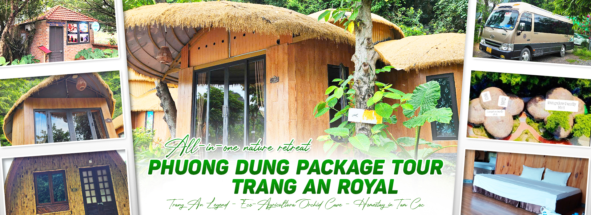 PHƯƠNG DUNG TOUR - TRANG AN ROYAL - SỨC KHOẺ THIÊN NHIÊN TRỌN GÓI
